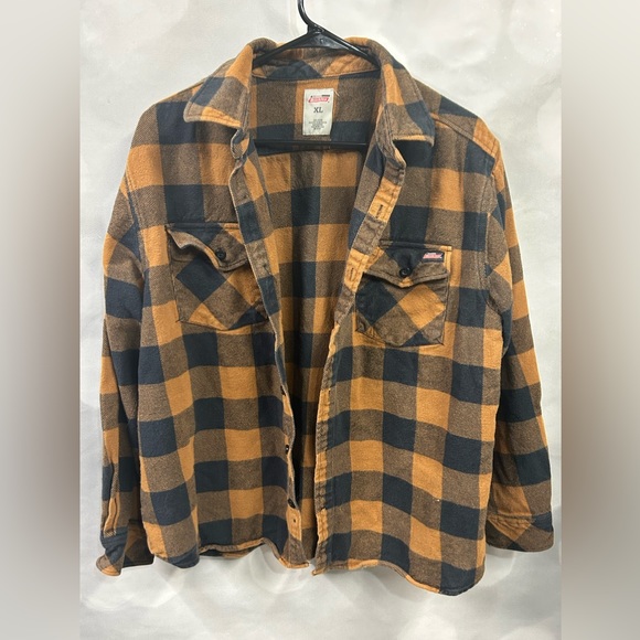 Dickies‎ plaid long sleeve youth XL Unisex - Picture 1 of 4